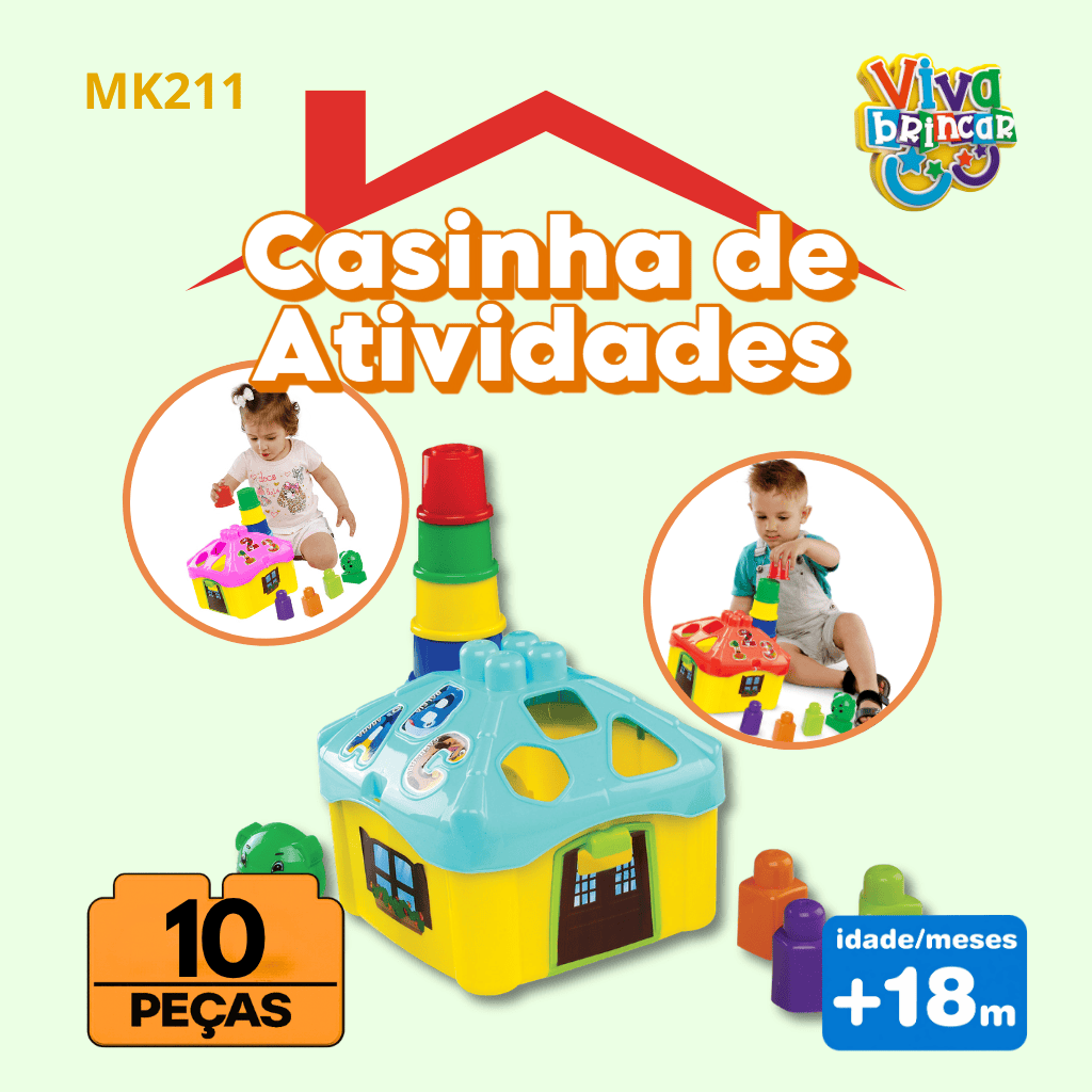 MK211 CASINHA ATIVIDADES DISMAT(12PÇS)