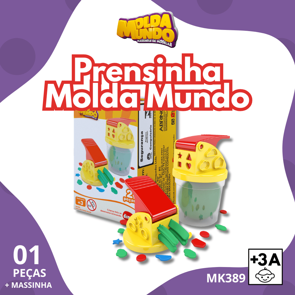 MK389 PRENSINHA MOLDA MUNDO