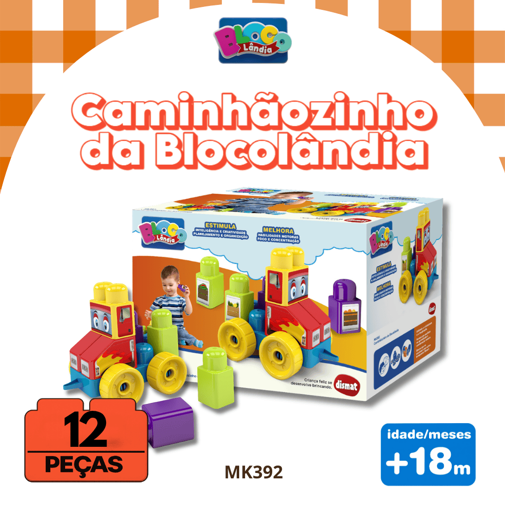 MK392 CAMINHÃOZINHO DA BLOCOLÂNDIA