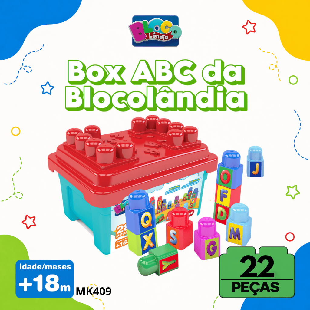 MK409 BOX ABC BLOCOLÂNDIA