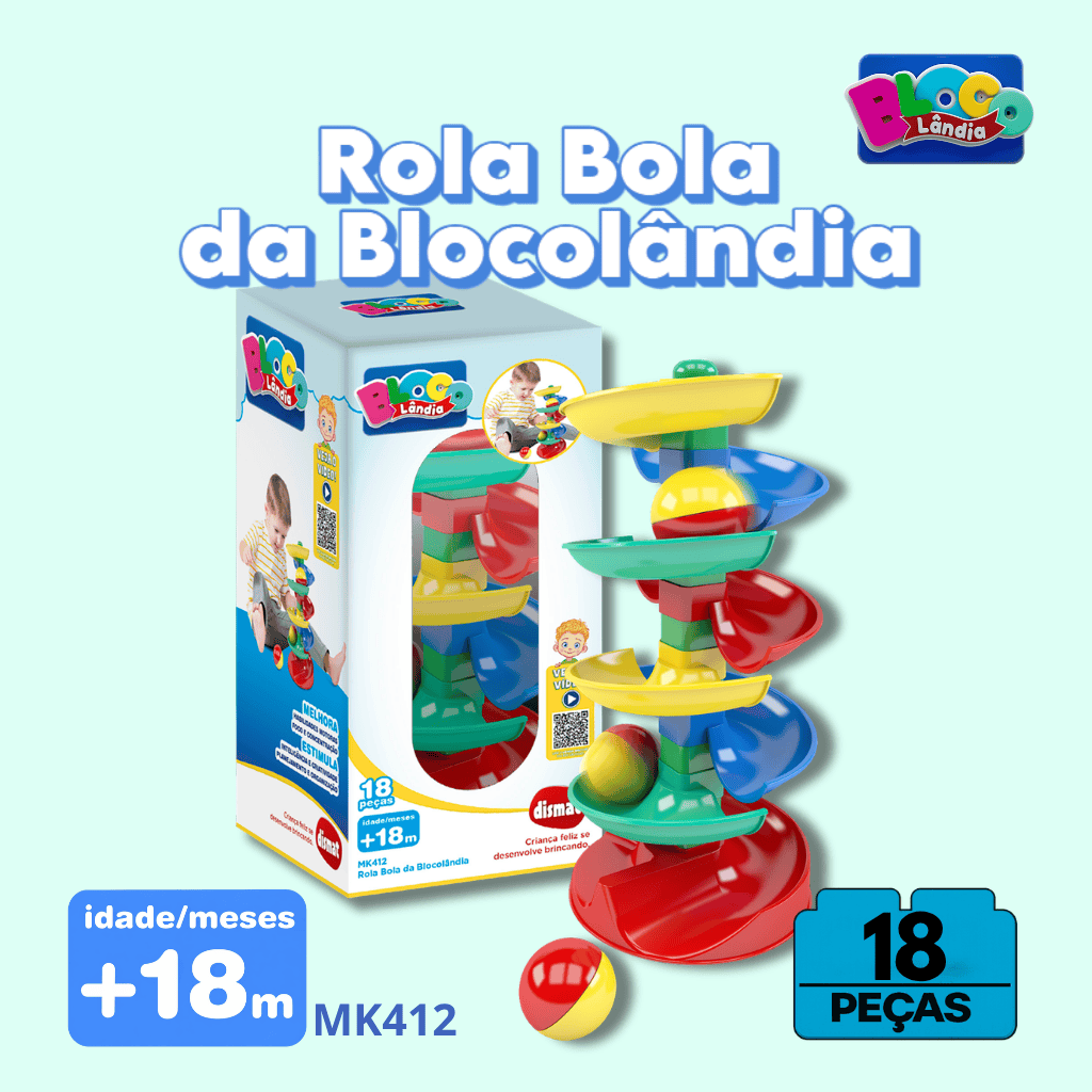 MK412 ROLA BOLA DA BLOCOLÂNDIA