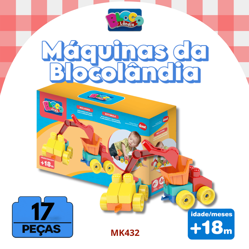 MK432 MÁQUINAS DA BLOCOLÂNDIA