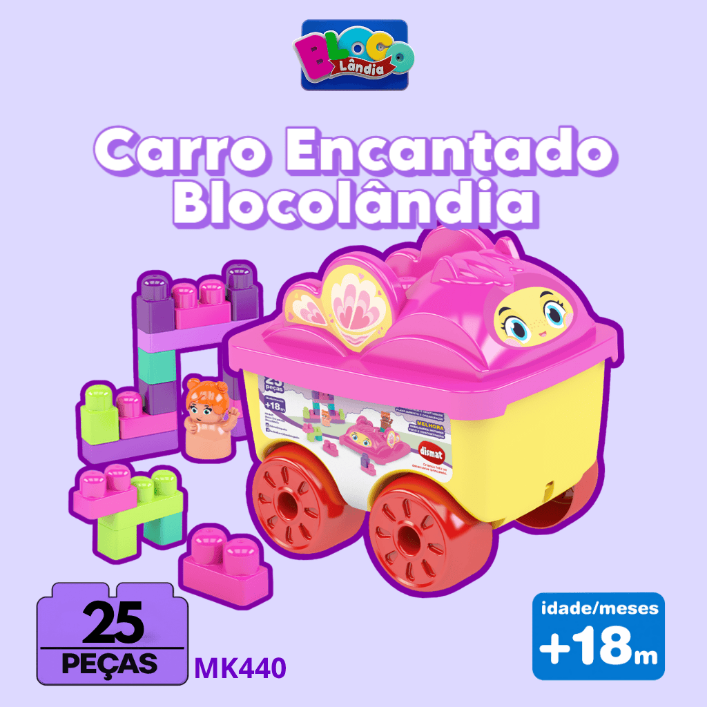 MK440 CARRO ENCANTADO BLOCOLÂNDIA