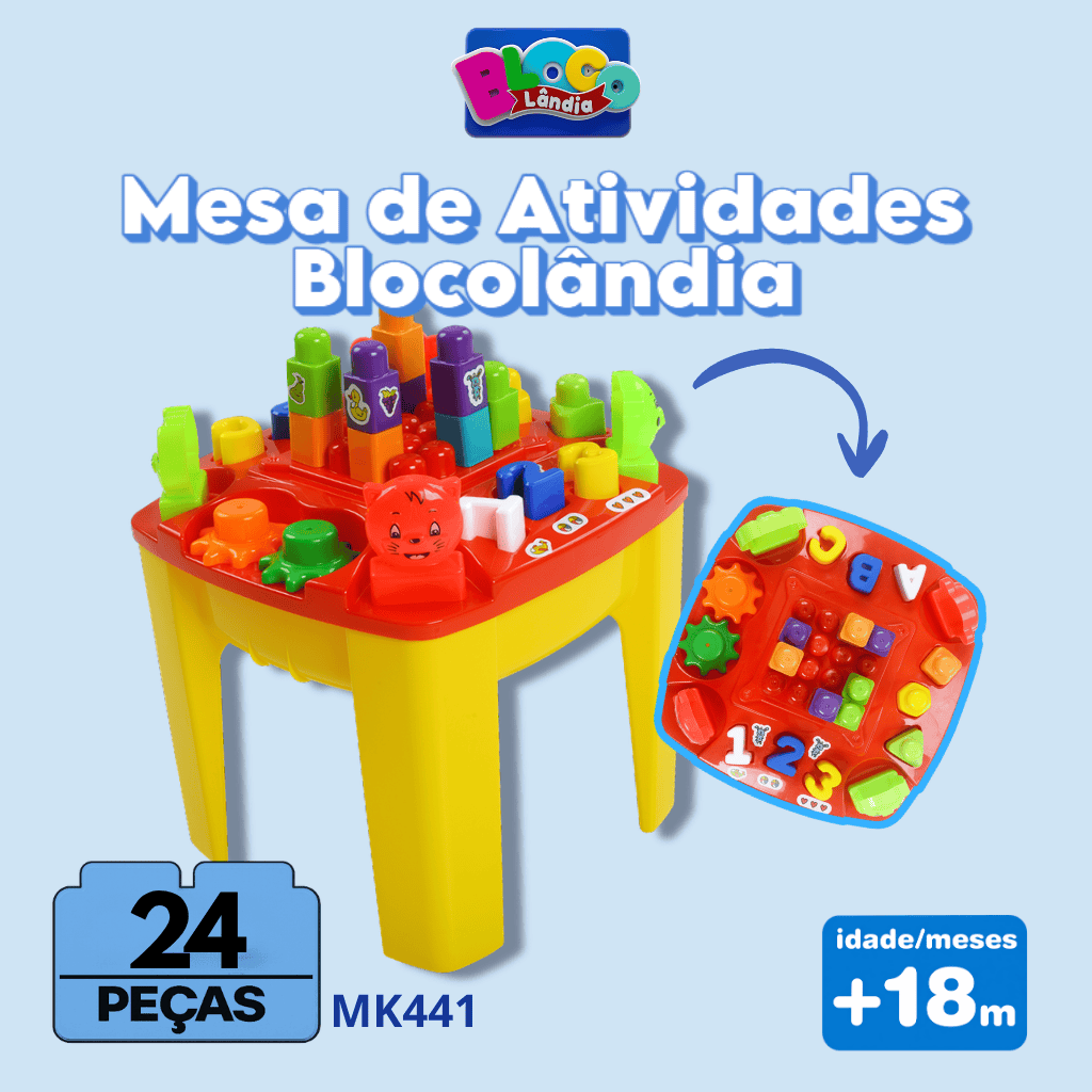 MK441 MESA ATIVIDADES BLOCOLANDIA