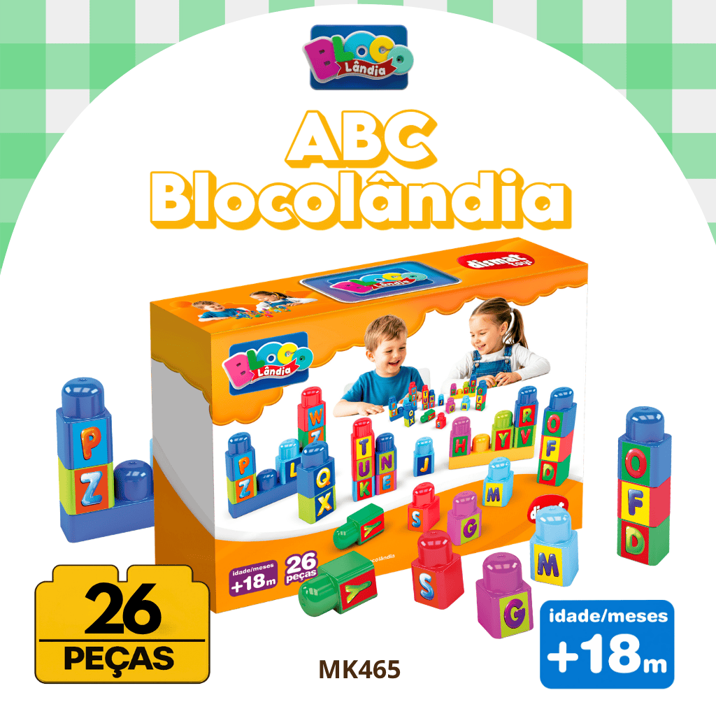 MK465 ABC BLOCOLANDIA II (12PC)